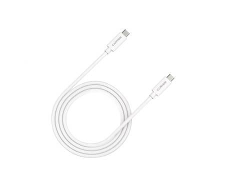 Кабель Canyon Type-C to Type-C 2m White (CNS-USBC42W) 1