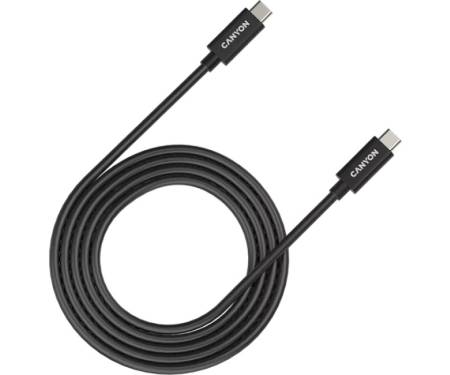 Кабель Canyon UC-42 Type C to Type-C 240W 2m Black (CNS-USBC42B) 1