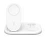Беспроводное зарядное устройство Belkin 3in1 Magnetic Foldable Qi2 15W, White WIZ029VFWH 1