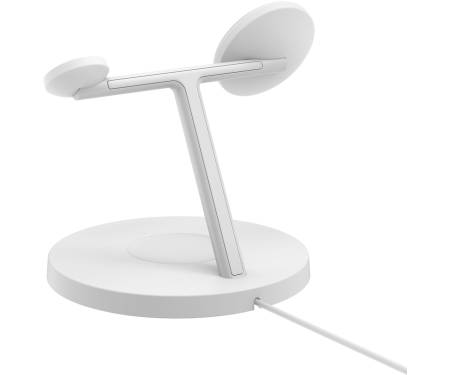 Беспроводное зарядное устройство Belkin 3in1 Stand Qi2 White (WIZ032KQWH) 3