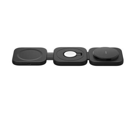 Беспроводное зарядное устройство Belkin 3in1 Travel Pad Wireless Black (WIZ024HQBK) 1