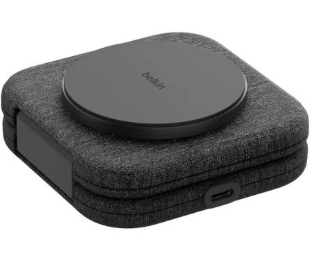 Бездротовий зарядний пристрій Belkin BoostCharge Pro 2in1 Qi2 Black (WIZ026VFBK) 2