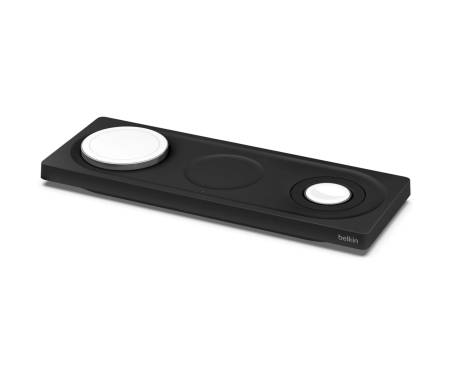 Беспроводное зарядное устройство Belkin 3in1 MagSafe PRO Black (WIZ016VFBK) 1