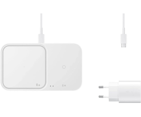 Беспроводное зарядное устройство Samsung Wireless Charger Duo w/o TA White (EP-P5400BWEGEU) 2