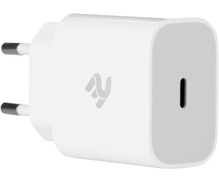 Беспроводное зарядное устройство 2E USB-C Wall Charger 3A (2E-WC1USBC20W-W) 3