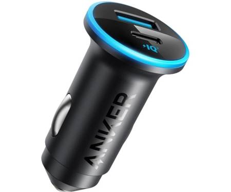 Автомобильное зарядное устройство Anker 323 PowerDrive 52.5W 1xUSB-A, 1xUSB-C, PIQ3.0 Black (A2735G11) 1