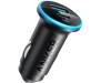 Автомобильное зарядное устройство Anker 323 PowerDrive 52.5W 1xUSB-A, 1xUSB-C, PIQ3.0 Black (A2735G11) 1