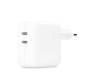 Сетевое зарядное устройство Apple A2676 35W Dual USB-C White (MW2K3) 1