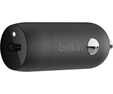 Автомобильное зарядное устройство Belkin 30W PD USB-C – USB-C cable Black 1