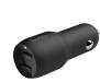 Автомобильное зарядное устройство Belkin Boost Up Charge Dual USB-A Car Charger 24W (CCB001BTBK) 2