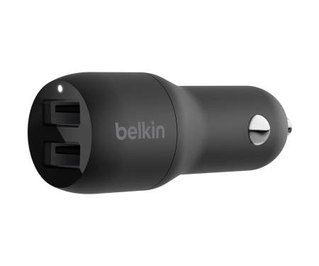 Автомобильное зарядное устройство Belkin Boost Up Charge Dual USB-A Car Charger 24W (CCB001BTBK) 1