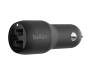 Автомобильное зарядное устройство Belkin Boost Up Charge Dual USB-A Car Charger 24W (CCB001BTBK) 1