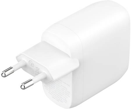 Мережевий зарядний пристрій Belkin Boost Up Charge Pro Dual USB-C Wall Charger PPS 60W White (WCB010VFWH) 3