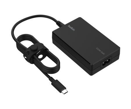 Сетевое зарядное устройство Belkin 100W GAN Type-C Cable Black (INC016VFBK) 1