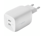 Сетевое зарядное устройство Belkin Boost Up Charge Pro GaN 2xUSB-C PPS Wall Charger 65W White w/Type-C to Type-C (WCH013VF2MWH-B6) 1