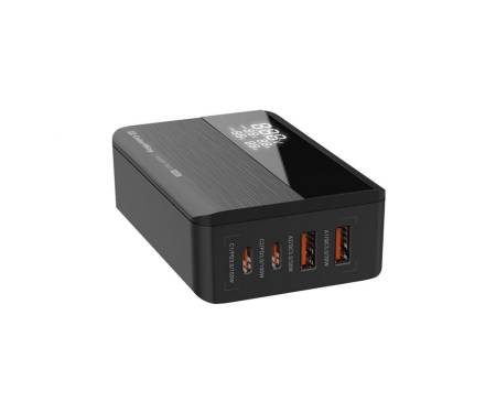 Сетевое зарядное устройство ColorWay Power Delivery GaN 2xUSB-A 2xUSB Type-C 100W Black (CW-CHS041PD-BK) 1