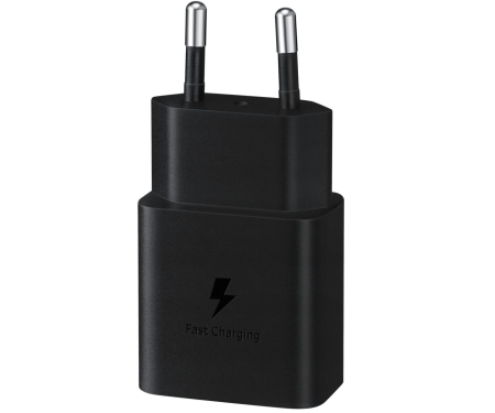 Мережевий зарядний пристрій Samsung 15W PD Power Adapter (with Type-C cable) Black (EP-T1510XBE) 1