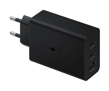 Сетевое зарядное устройство Samsung 65W Power Adapter Trio w/o cable Black (EP-T6530NBE) 1