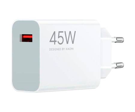 Мережевий зарядний пристрій Xiaomi Turbo Charging 45W White (BHR07SLEU) 1