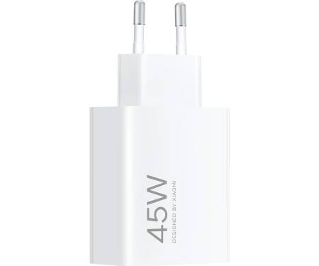 Мережевий зарядний пристрій Xiaomi Turbo Charging 45W White (BHR07SLEU) 2