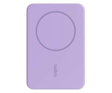 PowerBank Belkin BoostCharge Pro Magnetic 5K 5000mAh Lavender Purple 1