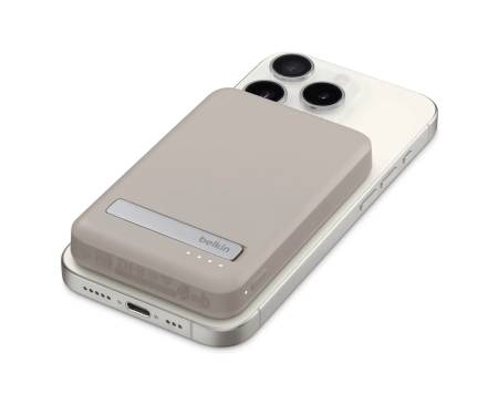 PowerBank Belkin BoostCharge Pro Magnetic 5K 5000mAh Sand (BPD006jqSD) 4