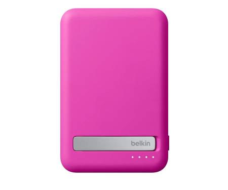 PowerBank Belkin BoostCharge Pro Magnetic 5K 5000mAh Pink (BPD006jqPK-APL, HRX52) 1
