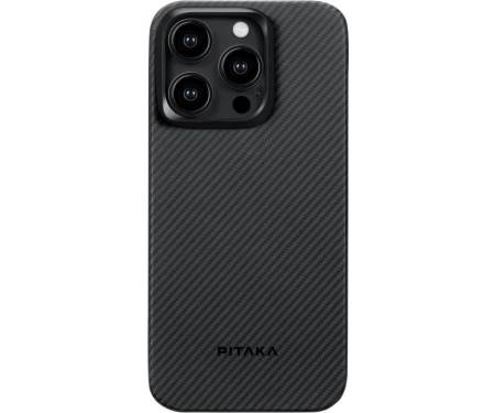 Чехол Pitaka MagEZ Case 4 Twill 600D Black/Grey for iPhone 15 Pro Max (KI1501PMA) 1