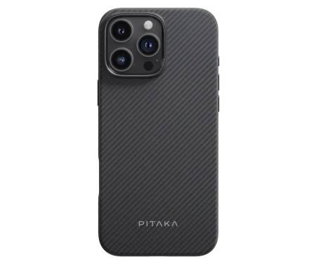 Чехол Pitaka Military-Grade Protective Case for iPhone 16 Pro - Black/Grey (KI1601PPA) 1