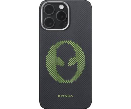 Чехол Pitaka MagEZ Tactile Woven Aries для Apple iPhone 16 Pro Alien (KI1601AL) 1