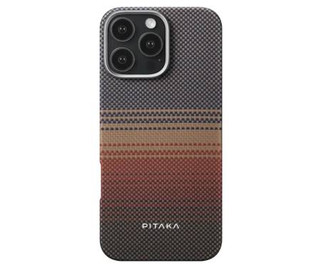 Чехол Pitaka Tactile Woven Case for iPhone 16 Pro - Sunset (KI1601SU) 1