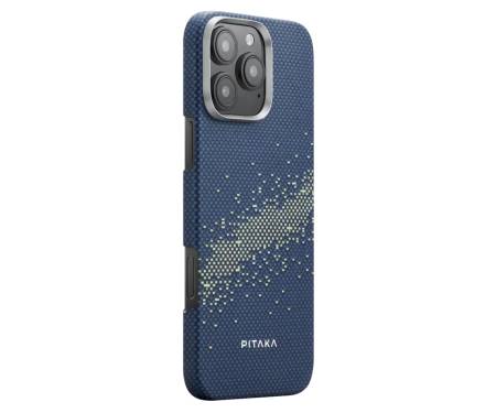 Чехол Pitaka Tactile Woven Case StarPeak for iPhone 16 Pro - Milky Way Galaxy (KI1601PMYG) 2