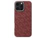 Чехол Pitaka Tactile Woven Case Monogram for iPhone 16 Pro - Red/Gold (KI1602PTK) 1
