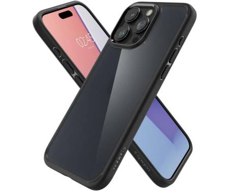 Чехол Spigen для Apple iPhone 15 Pro Max Ultra Hybrid Frost Black (ACS06568) 3