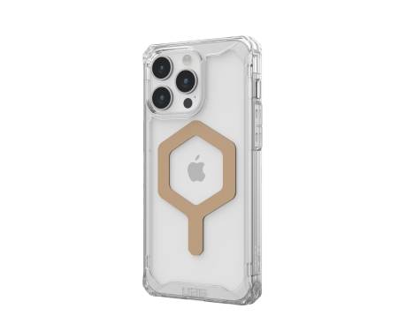 Чохол UAG для iPhone 15 Pro Max - Plyo Magsafe Ice/Gold (114305114381) 2