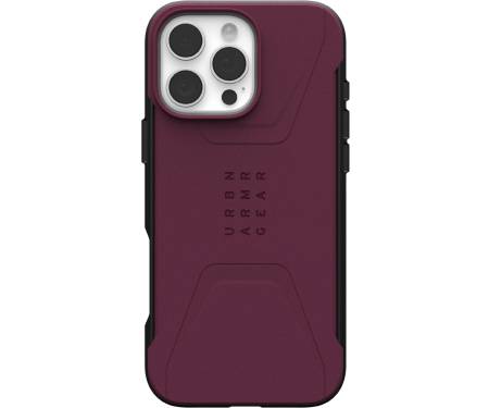 Чехол UAG для Apple iPhone 16 Pro Max Civilian Magsafe, Bordeaux (114445119049) 1