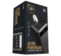 Зовнішній акумулятор Power Way TX60 60000mAh Black