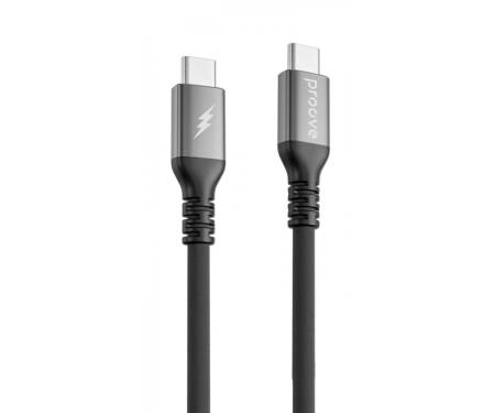Кабель Proove ReGen Silicone Type-C to Type-C 60W (1m) black