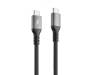 Кабель Proove ReGen Silicone Type-C to Type-C 60W (1m) black