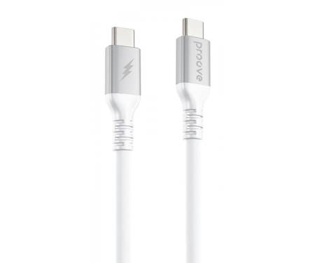 Кабель Proove ReGen Silicone Type-C to Type-C 60W (1m) white