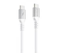 Кабель Proove ReGen Silicone Type-C to Type-C 60W (1m) white