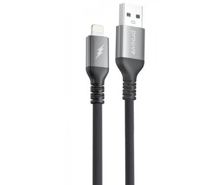 Кабель Proove ReGen Silicone USB to Lightning 2.4A (1m) black