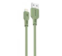Кабель Proove Rebirth USB to Lightning 2.4A (1m) green