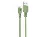 Кабель Proove Rebirth USB to Lightning 2.4A (1m) green