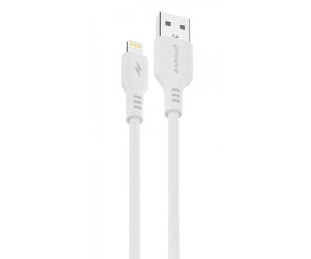 Кабель Proove Rebirth USB to Lightning 2.4A (1m) white