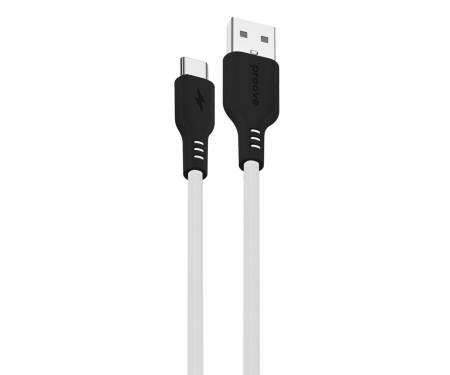 Кабель Proove Rebirth USB to Type-C 3A (1m) black/white