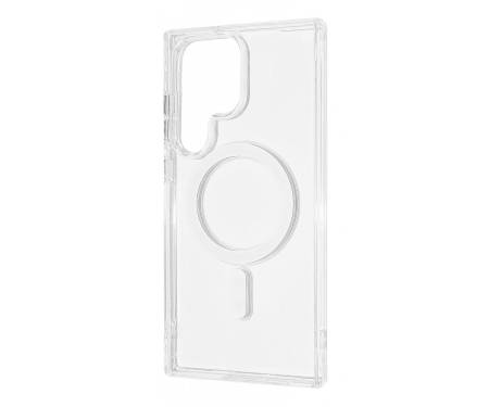 Чохол WAVE Clear Case (PC+TPU) with Magnetic Ring Samsung Galaxy S26 Ultra clear