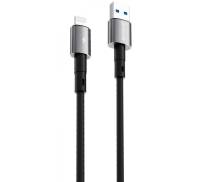 Кабель Proove Silicraft USB to Lightning 2.4A (1m) black