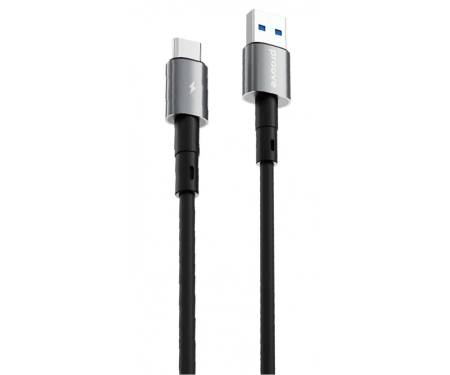Кабель Proove Silicraft USB to Type-C 3A (1m) black