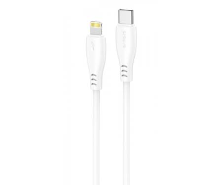 Кабель Proove Simple Silicone Type-C to Lightning 27W (1m) white